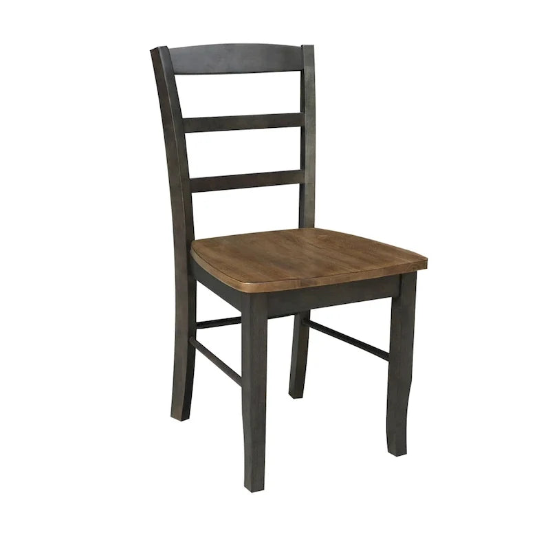 36 Round Extension Dining Table With 4 Madrid Chairs