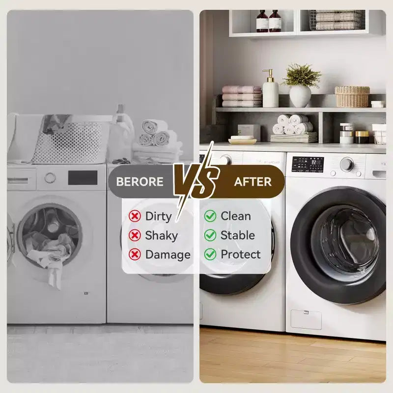2-Tier Washer and Dryer Countertop with Shelf or Drawers, Laundry Countertop Cover with Non-Slip Pad, 54X27.5 Laundry Topper for Folding Clothes