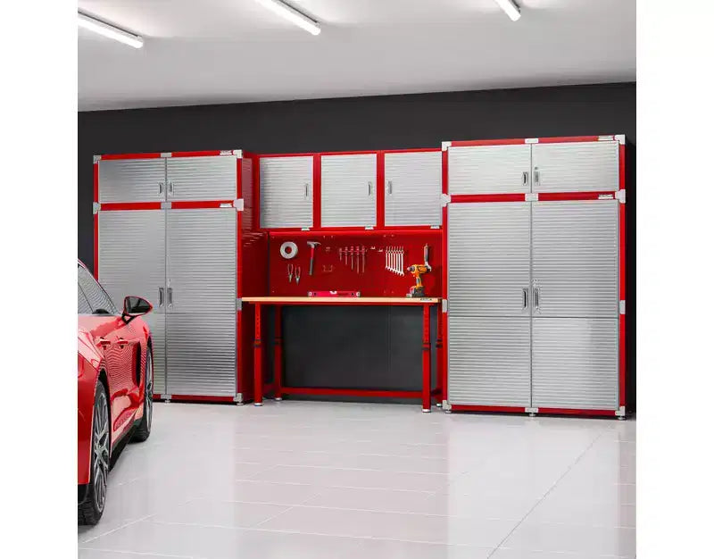 Seville Classics UltraHD 2-Piece Extra-Wide Storage Cabinet Set, 60 x 24