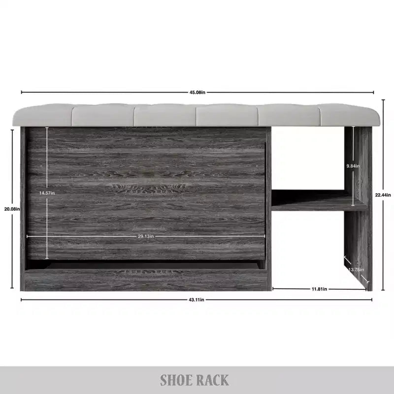 Banc à Chaussures Rangement ChaletPosh
