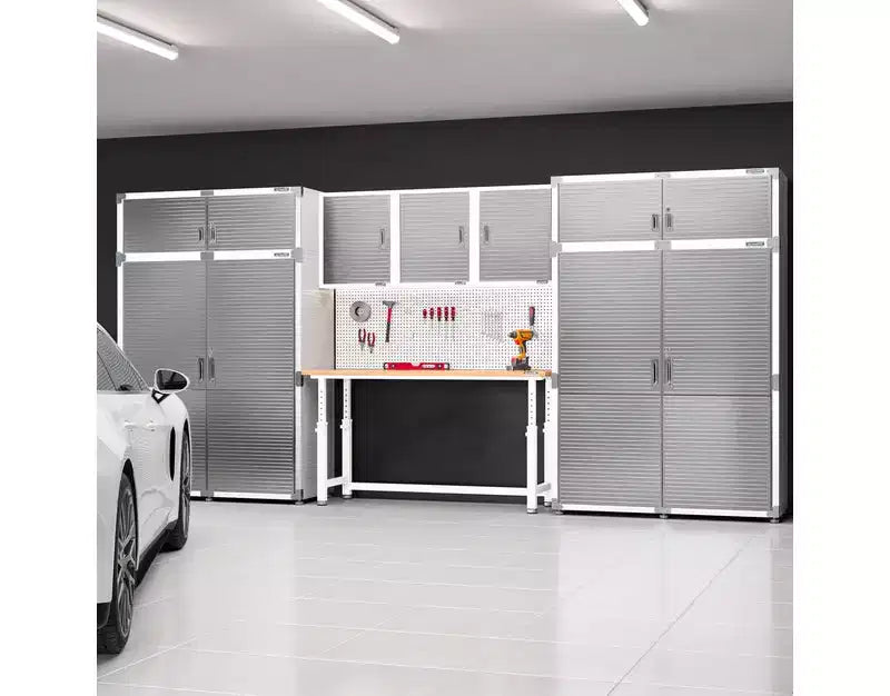 Seville Classics UltraHD 2-Piece Extra-Wide Storage Cabinet Set, 60 x 24