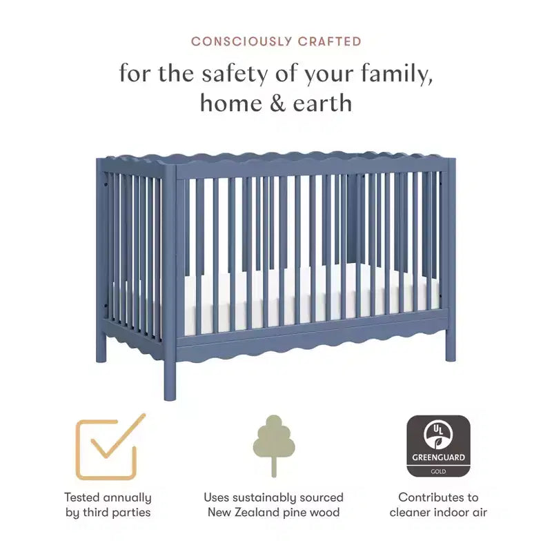 Babyletto Swell 4-in-1 Convertible Crib with Toddler Bed Conversion Kit