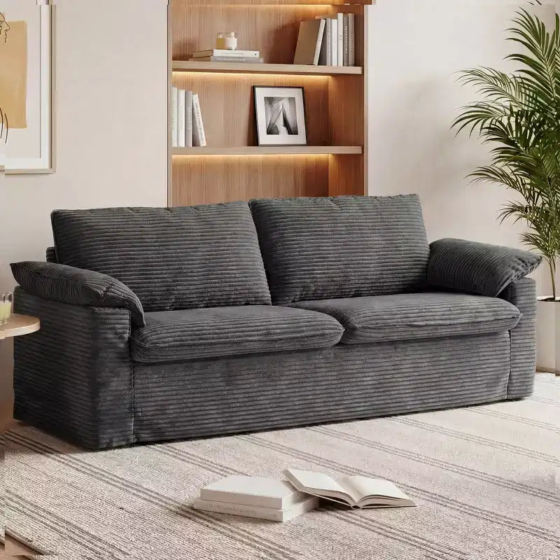 Canapé Dyonery 86 Cloud, assise profonde et accoudoirs larges, cadre robuste, design ergonomique respirant