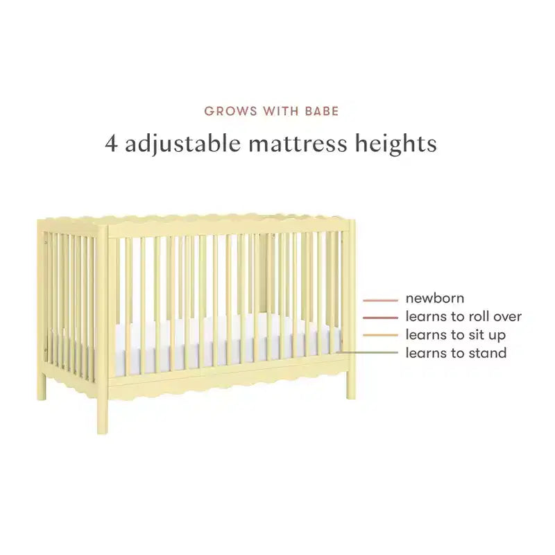 Babyletto Swell 4-in-1 Convertible Crib with Toddler Bed Conversion Kit