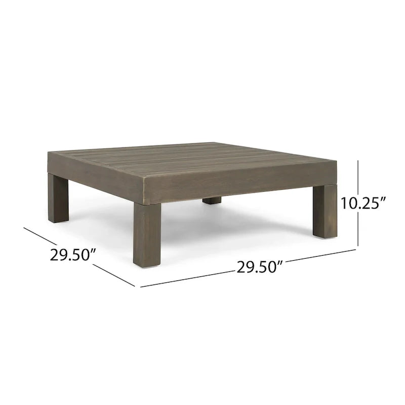Brava Outdoor Acacia Wood 6-piece Chat Set by Christopher Knight Home