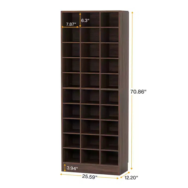 Tribesigns 10-Tier Shoe Storage Cabinet with 30 Cubbies