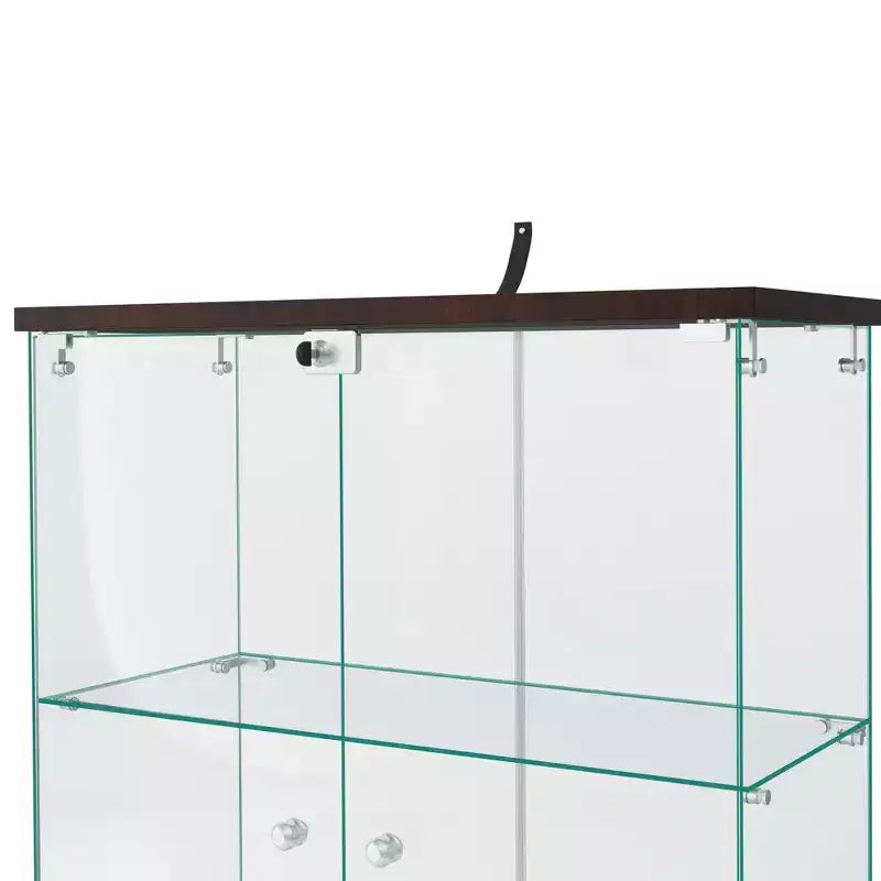 64.5 X 32 Glass Display Cabinet Curio Cabinet with Lock