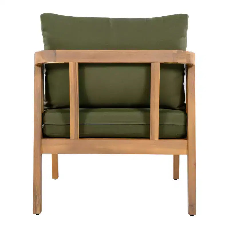 Christopher Knight Home Sunny Modern 5 Piece Acacia Seating Set with Rectangular Slatted Table and 7 Seaters